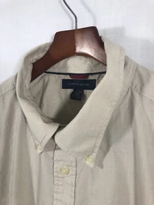 Tommy Hilfiger Men’s Shirt 100% Cotton Long Sleeve Button-Down XXL - Picture 1 of 5