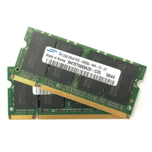 Samsung 2GB 2RX8 SO-DIMM DDR2 PC2-4200S Memory RAM (M470T5669AZ0-CD5) - Picture 1 of 2