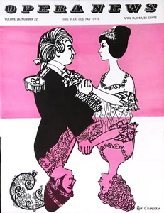 Opera News Magazine APR 14 1962 George Shirley Interview Opera Cosi Fan Tutte - Picture 1 of 15