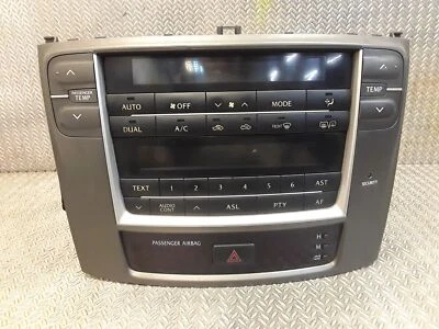 Lexus IS Radio Head Unit Climate Control Panel is Mk2 2005-2013 55412-53050 - Image 1 of 4