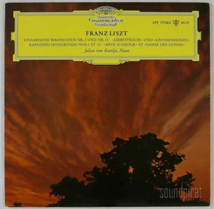JULIAN VON KAROLYI LISZT PIANO SOLO RECITAL DGG 10" TULIP LPE 17063 NM - Bild 1 von 3