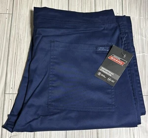 NWT Genuine Dickies Industrial Strength Unisex Mid Rise Navy Scrub Pants XXS - Picture 1 of 6