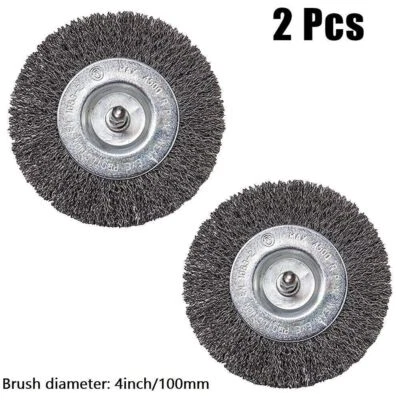 Electric Joint Brush For Paving Stones 100mm Diameter UK Brushes Wire Brush - Image 1 of 4