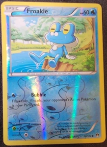 Juego de cartas de Pokémon Reverse Holo Foil Froakie # 38/122 XY: Breakpoint casi nuevo/como nuevo - Imagen 1 de 1