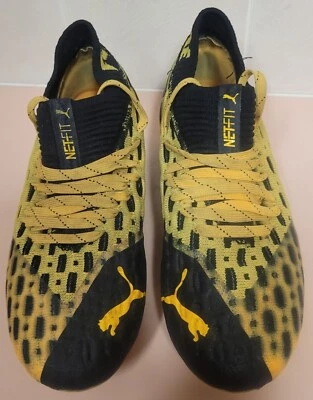 Botines de fútbol Puma Future 5.3 Netfit Fg Ag amarillos negros niños jóvenes zapatos US-3.5C Foto 1 de 4