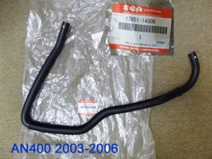 Suzuki AN400 Radiator Hose 2003-06 NOS BURGMAN 400 RAD INLET PIPE 17851-14G00 - Picture 1 of 4