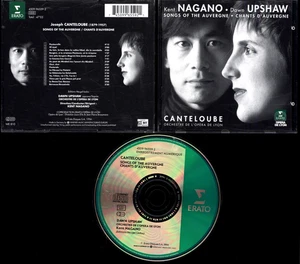 CD NAGANO UPSHAW SONGS OF THE AUVERGNE CANELOUBE ERATO - Picture 1 of 1