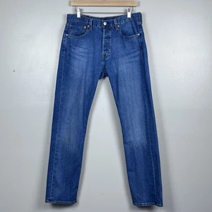 Levi's Men's 501 Button Fly Straight Leg 5-Pocket Jeans Size31 Denim, Distressed - Bild 1 von 16
