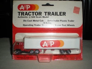 Vintage A&P Tractor Trailer Maßstab 1:100 Diecast NOS - Bild 1 von 8