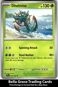 Dhelmise #019/162 SV05: Temporal Forces Pokemon Uncommon - Picture 1 of 2