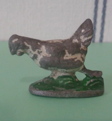 Quiralu Ancien Jouet Animaux de la Ferme poule réf 1600 - Photo 1/2