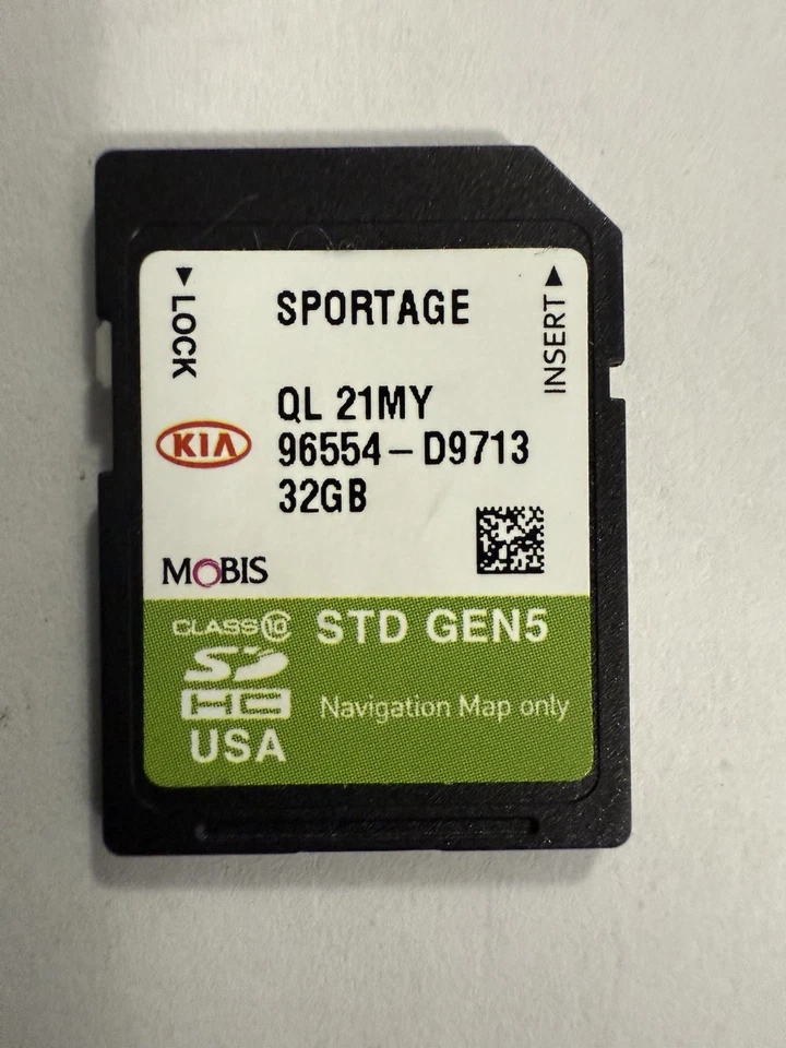 KIA SPORTAGE Map Navigation SD Card 96554 D9713 - Image 1 of 1