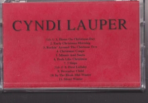 Cyndi lauper merry Christmas. have a nice life cassette promo - Picture 1 of 2