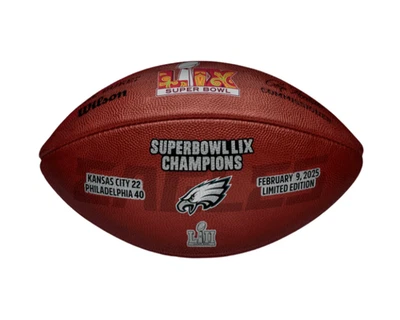 Super Bowl 59 Wilson Champions Football Eagles Foto 1 de 2