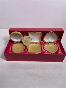 Le Tres’or Collectable Eclipse Home Decor 3 Candle Shapes Round Square Heart NIB - Picture 1 of 7