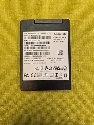 SanDisk 256 GB SSD 2,5Zoll Sata III6.0Gb/s PC Notebook Laptop Interne SSD X600#2 - Bild 1 von 2