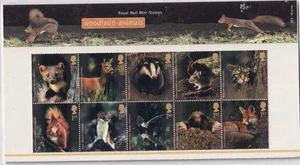 GB 2004 WOODLAND ANIMALS PRESENTATION PACK NO 363 - Picture 1 of 1