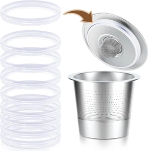 Paquete de 20 juntas de goma CAPMESSO para tazas K reutilizables cápsula de café recargable mancha - Imagen 1 de 4