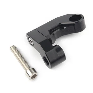 Kupplungsführung Kabel Bremsklemme für Honda CB650F 2014 -später Aluminium Black - Picture 1 of 9