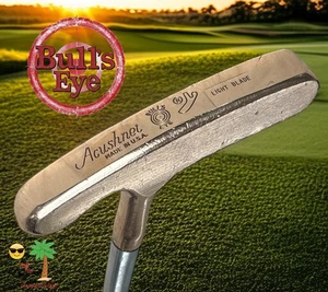 RAR! Acushnet Bull's Eye #17 Face Stamp 35" Putter Flöte Schaft Top Etikett - Bild 1 von 20
