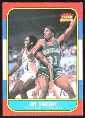 5711H 1986-87 Fleer #118 Jay Vincent - Image 1 of 2