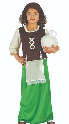 Girls Innkeeper Nativity Christmas Fancy Dress Costume sizes 3-12 Years - Image 1 of 4