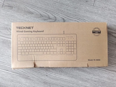 TECKNET TK-KB002 RGB Gaming Keyboard USB Wired, 105-Key Illumination Backlit - Image 1 of 4