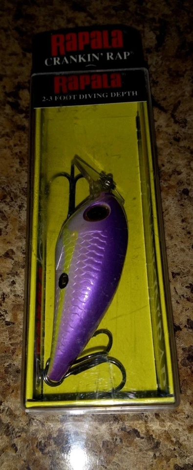 Rapala Crankin' Rap  CRR-3  Purple  - Image 1 of 4