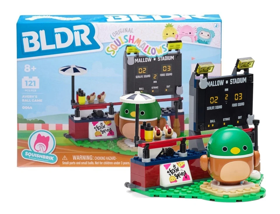 Juego de pelota BLDR Original Squishmallows Squishbrik Avery's 121 piezas nuevo en caja Foto 1 de 1