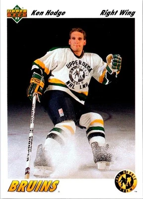 1991 Upper Deck Ken Hodge #41A Boston Bruins Hockey Card - Image 1 of 2