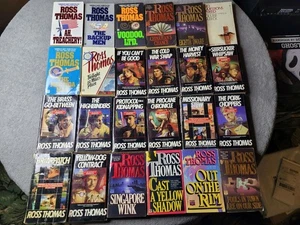 Ross Thomas Oliver Bleeck Lot of 24 PB Books Mystery Suspense Thriller Used - Bild 1 von 3