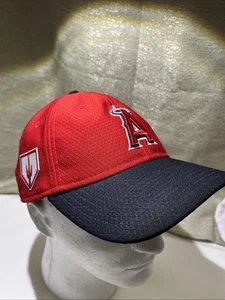 Los Angeles Angels New Era 59FIFTY Red Black Hat One Size AdjMLB On Field - Picture 1 of 8