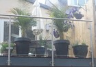 Dio-Met Stainless Steel Glass Balustrade Handrail Balcony Garden Railings