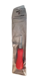 Swiss Victorinox 7.6399.2 Oyster Knife 2-3/4-Inch Providence Style Blade, Red - Picture 1 of 5