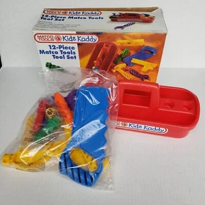 Matco Tools Kids Kaddy 12-Piece Multi Color Toy Tool Set 1110 New In Damaged Box - Picture 1 of 5