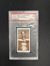 1938 WA & AC Churchman Henry Armstrong #2 PSA 7 Boxing Personalities Card