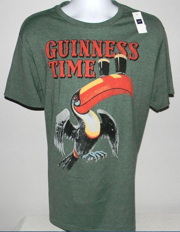 GUINNESS Beer Toucan Shirt GAP Authentic Collection Men's  XS  S  M  L  NEW - Image 1 of 1