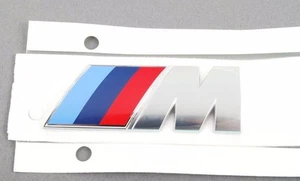 BMW M Genuine Chrome Emblem "M" Decal Badge NEW Original part - Bild 1 von 1