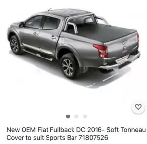 Fiat Fulback 2016 Soft Tonneau Cover With Sports Bar models 71807526 - Picture 1 of 1