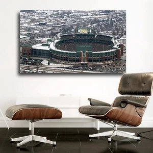 Lambeau Field Green Bay Packers Die gefrorene Tundra Druck Leinwand oder Hochglanz - Bild 1 von 3