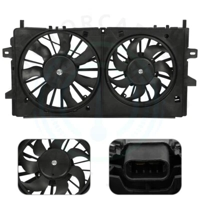 Radiator Condenser Cooling Fan Assembly For 2014-2016 Chevrolet Impala Limited - Image 1 of 4
