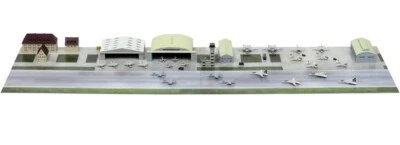 Pit Road 1:700 U.S. Navy Air Base 1980s Airfield Scene Paper Base Plastic Model  - Image 1 of 3