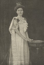 C1667 Portrait of Princess Margaret Connaught - 1905 Vintage Print