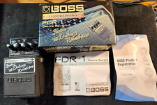 Boss FDR-1 65' Deluxe Hallpedal Legend Serie Hall & Tremolo Box Papierkram for sale