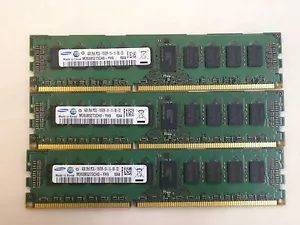 12GB 3x4GB MEMORY PC3L-10600R M393B5273CH0-YH9 COMP TO SNP9J5WFC/4G R310 - Picture 1 of 1