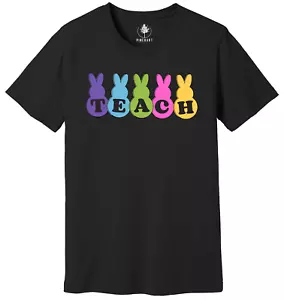 Teach Shirt, Teacher Easter Shirt, Teacher Easter Gift, Teacher Bunny Shirt - Picture 1 of 3
