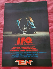 AFFICHE FICHE TECHNIQUE FILM DE VIDEO CLUB 29,5 x 20,5 " I.F.O " 1987