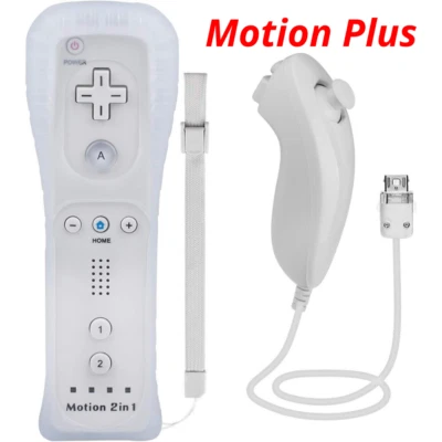 Telecomando Controller Wii con Motion Plus Integrato-Bianco- FUNZIONANTE AL 100% - Immagine 1 di 4
