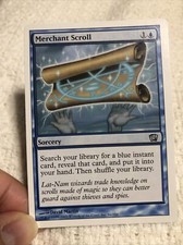 Merchant Scroll 8th Edition Blue Uncommon Sorcery MTG Magic NM-MINT Actual Pics