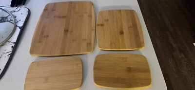 Farberware 4-Piece Reversible Bamboo Cutting 14"L x 11"W x 0.8"Th - Image 1 of 4